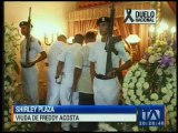 Capilla ardiente en honor al Sargento Freddy Acosta