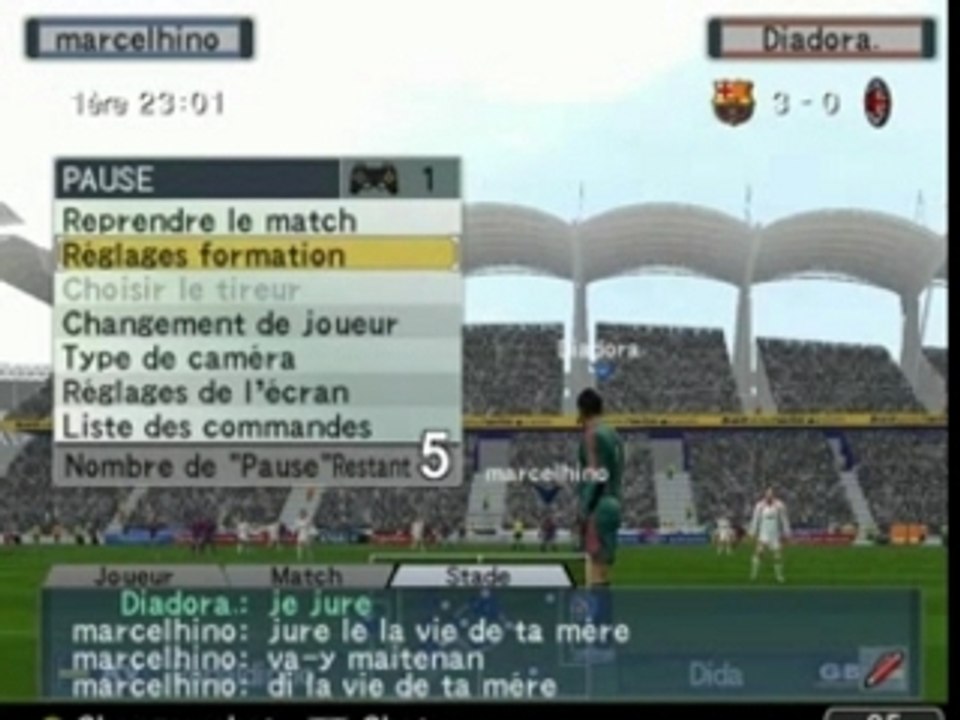 Tricheur pes 6 online