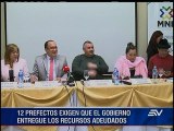 Reunión de prefectos sobre deuda