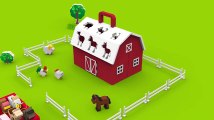 Apprendre les animaux de la ferme et leurs cris. Dessins animés pour bébés en français. Learn French