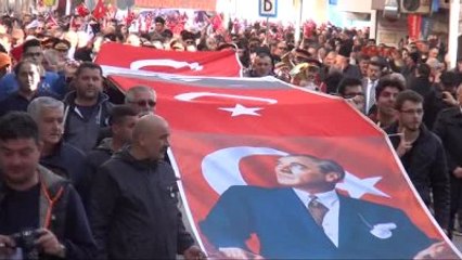 Giresun?da 'Teröre Karşı Birlik Yürüyüşü' Yapıldı