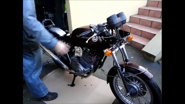Remise en route d'une Motoconfort 350 N° 329 après une remise en état