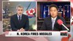 N. Korea fires two medium-range ballistic missiles into East Sea