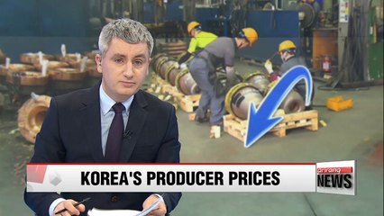 Korea's producer prices remain at same level in Feb. m/m