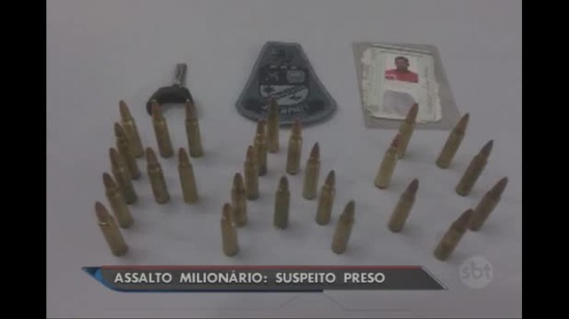 Polícia prende suspeito de assaltar transportadora de valores em Campinas