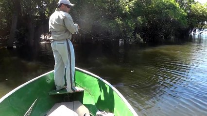 Pesca rio bita, colombia. Tucunare 10 lb .