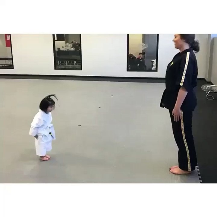 look at her little robe