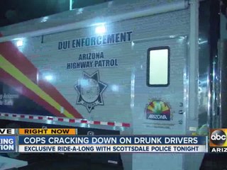 Police cracking down on drunk drivers
