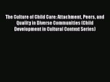 Read The Culture of Child Care: Attachment Peers and Quality in Diverse Communities (Child