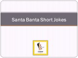 Santa Banta Short Jokes