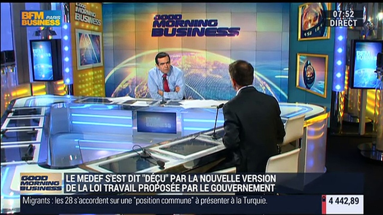 Loi Travail: "Aujourd'hui on se trouve sur un texte dont les TPE PME sont les laissées pour compte", Thibault Lanxade - 18/03