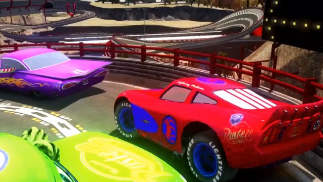 Spiderman Songs Nursery ♪ The Limerick Song ♪ Cars Spider-Man Hulk Buzz Lightyear Race HD