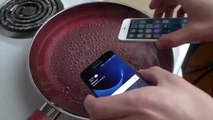 Samsung Galaxy S7 vs iPhone 6S  Kaynatma / Samsung Galaxy S7 vs iPhone 6S Boiling Hot Water Test