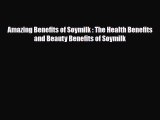 Read ‪Amazing Benefits of Soymilk : The Health Benefits and Beauty Benefits of Soymilk‬ Ebook