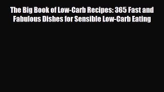 Read ‪The Big Book of Low-Carb Recipes: 365 Fast and Fabulous Dishes for Sensible Low-Carb