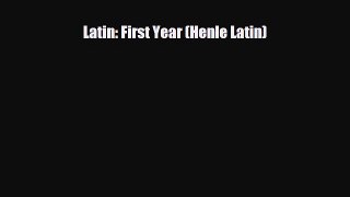 PDF Latin: First Year (Henle Latin)  Read Online