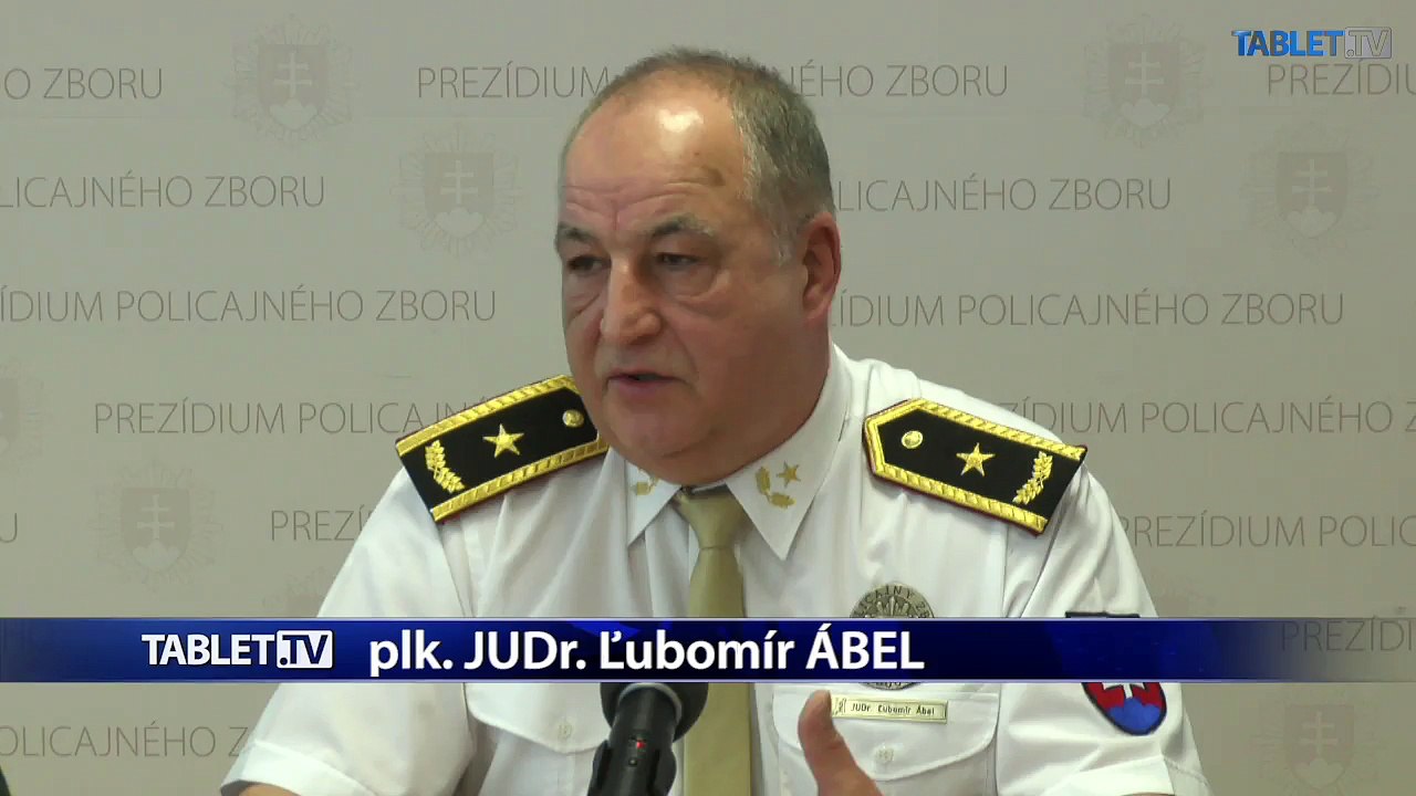 ZÁZNAM: Tlačová konferencia Prezídia Policajného zboru