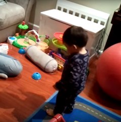 A small boy discovers he has a shadow