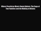 PDF Where Peachtree Meets Sweet Auburn: The Saga of Two Families and the Making of Atlanta