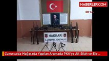 Çukurca'da Mağarada Yapılan Aramada PKK'ya Ait Silah ve Mühimmat Ele Geçirildi