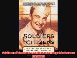 Free [PDF] Downlaod Soldiers to Citizens: The G.I. Bill and the Making of the Greatest Generation