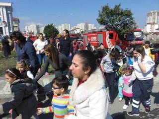 Anaokulunda yangın paniği... Olay yerinden ilk görüntüler