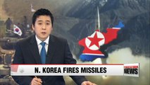 N. Korea fires two medium-range ballistic missiles into East Sea