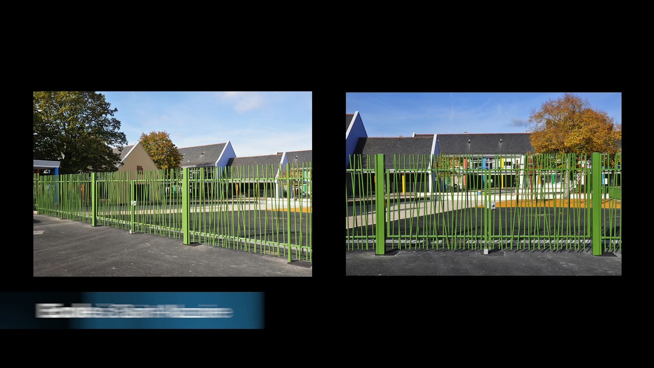 Protection périmétrique design avec OOBAMBOO / Portail métal / Portail pivotant / Portail autoporté / Portail roulant