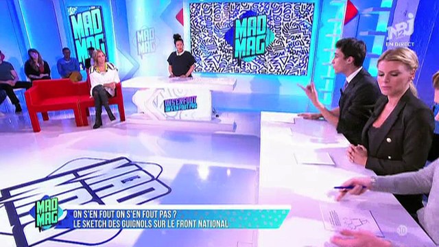 Martial recadré par Ayem dans Le Mad Mag