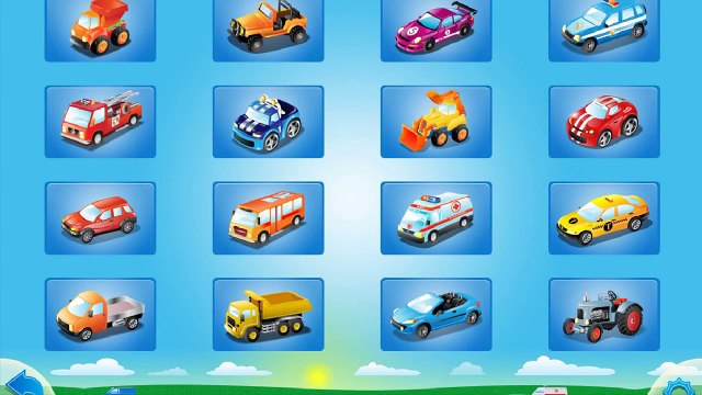 Мультики про машинки - Учим детали машин. Мультфильм для детей