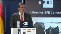 Rajoy abre las puertas de La Casa de las Noticias de la Agencia Efe