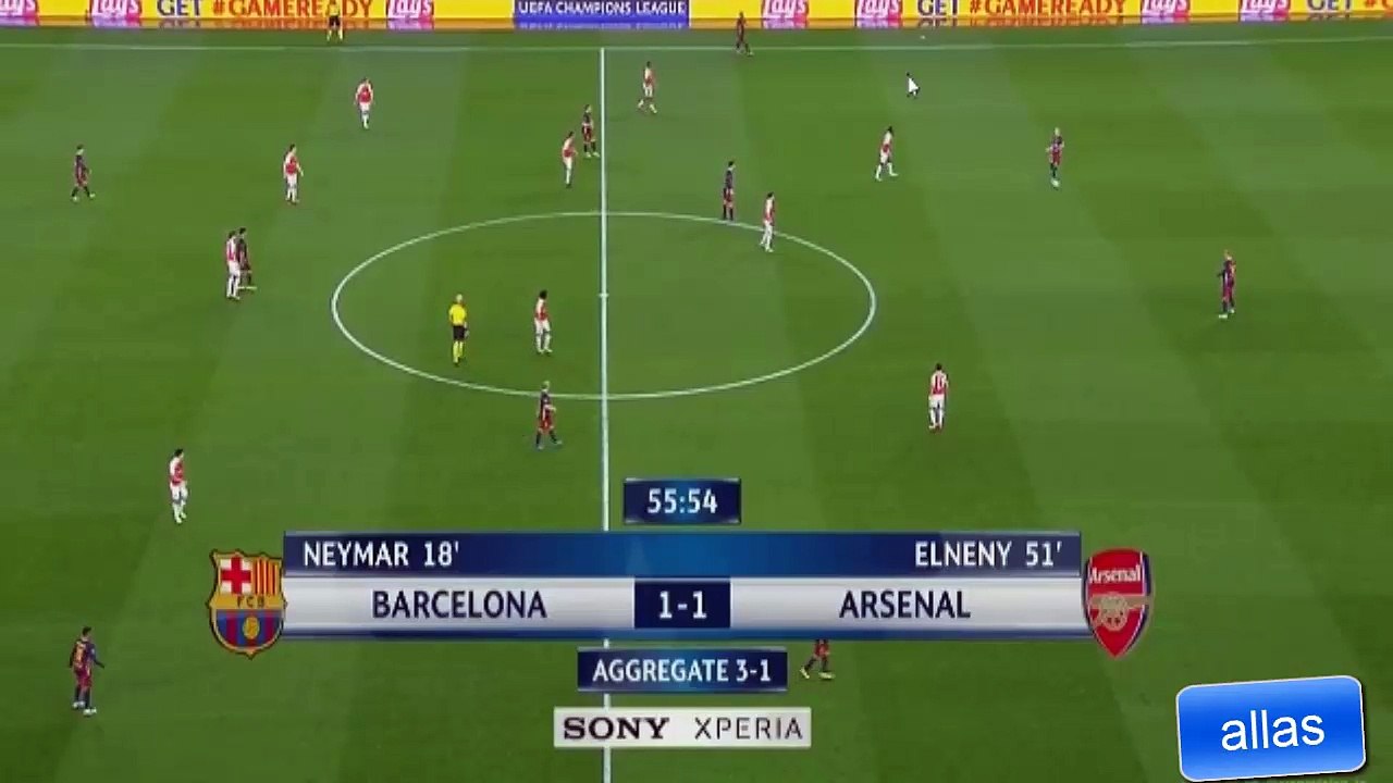 Busquets Pass Arsenal