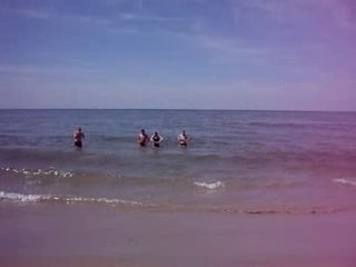 Piquer une tête dans la mer du Nord!!!! Blokhus, Danemark