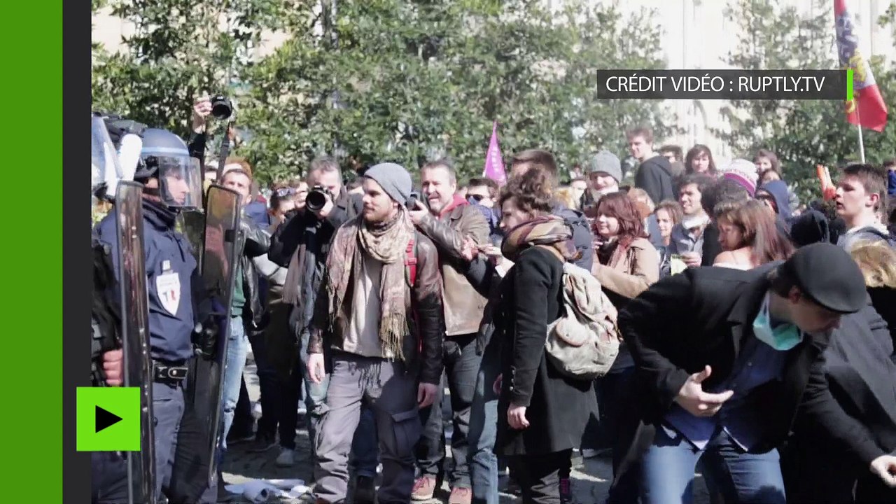 Rennes : des gaz lacrymogènes lancés contre les manifestants opposés à la Loi Travail