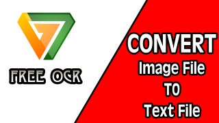 How to Convert Image file to Text Format