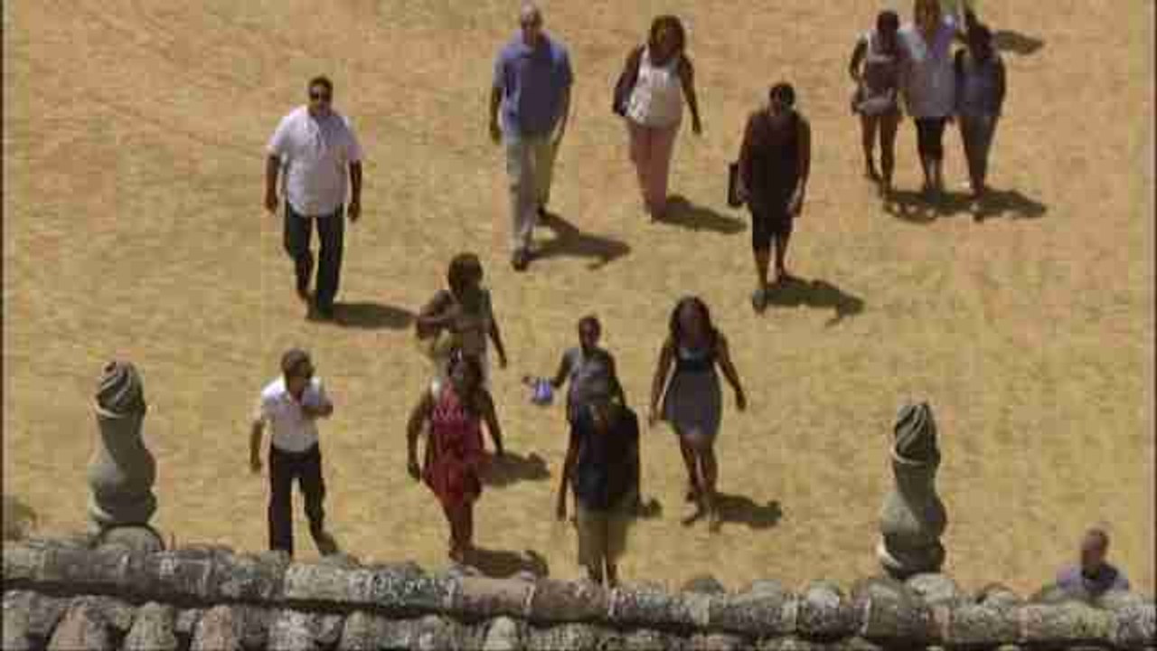 Ronda, 7 de Agosto de 2010.  Michelle Obama y su hija Sasha visitan Ronda