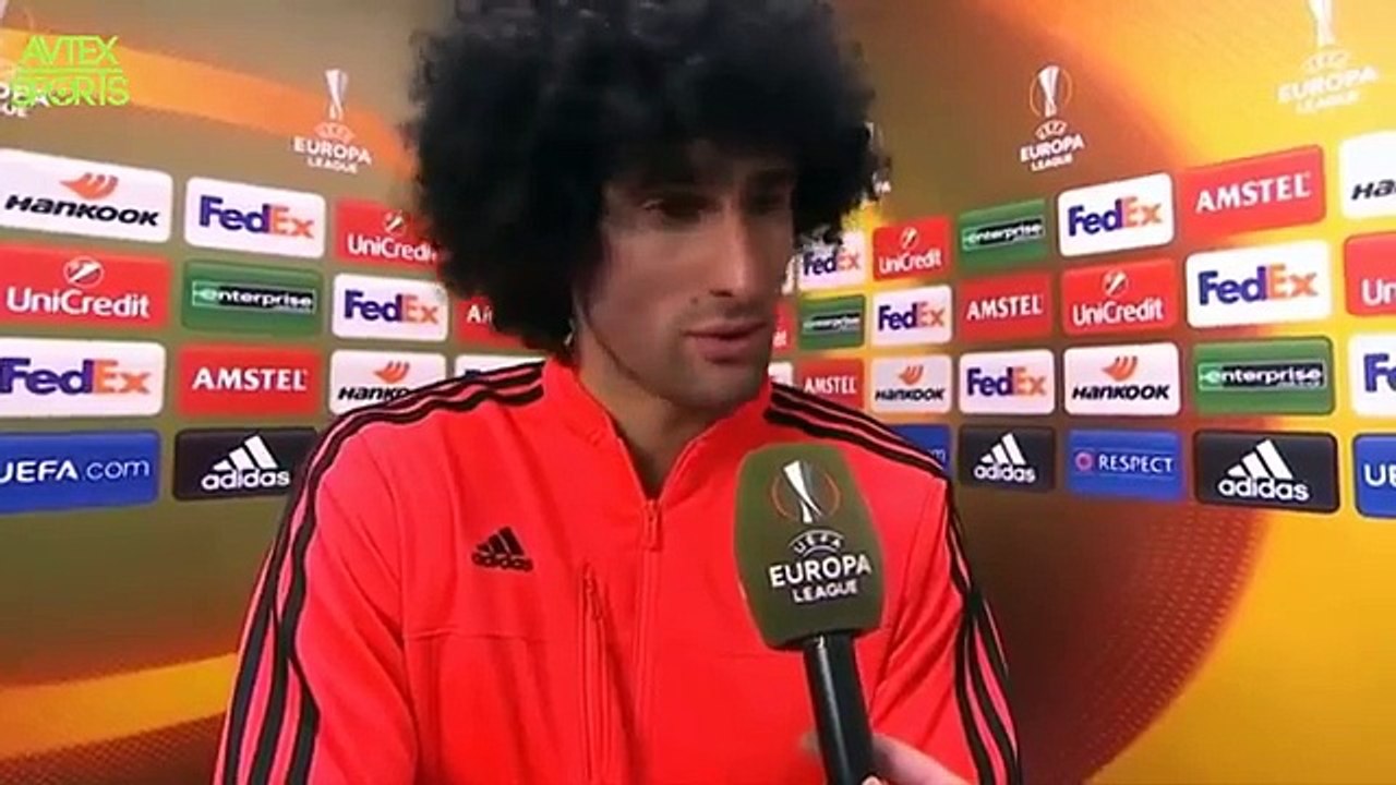 UEL - Man Utd 1-1 Liverpool (AGG 1-3) Marouane Fellaini Post-Match Interview 17.03.2016