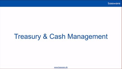 Treasury Cash Management
