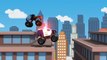 Binkie TV - Police - Monster Truck Stunt Chase ¦ Police Car For Kids
