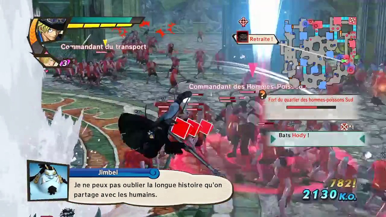 ONE PIECE PIRATE WARRIORS 3 - Ile des hommes-poissons partie 3 (Sabo)