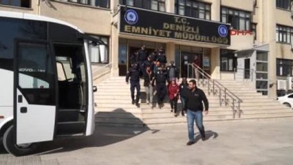 Denizli'de PKK Operasyonu Zanlıları Adliyede