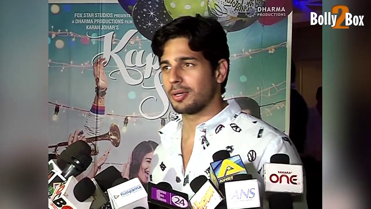 Sidharth Malhotra at Kapoor & Sons Movie Special Screening | Bollywood Celebs