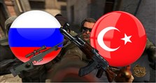 CSGO Rusya Türkiye Rekabet Kapışması Muhteşem Geri Dönüş 14-16 Twitch Yayını Bölüm #1