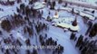 Santa Claus Village in Rovaniemi in Finland by air - home of Father Christmas in Lapland