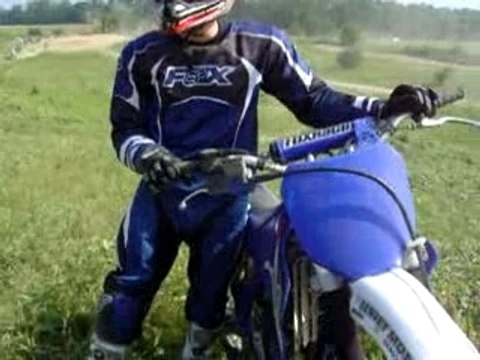 Chute motocross 125 yz