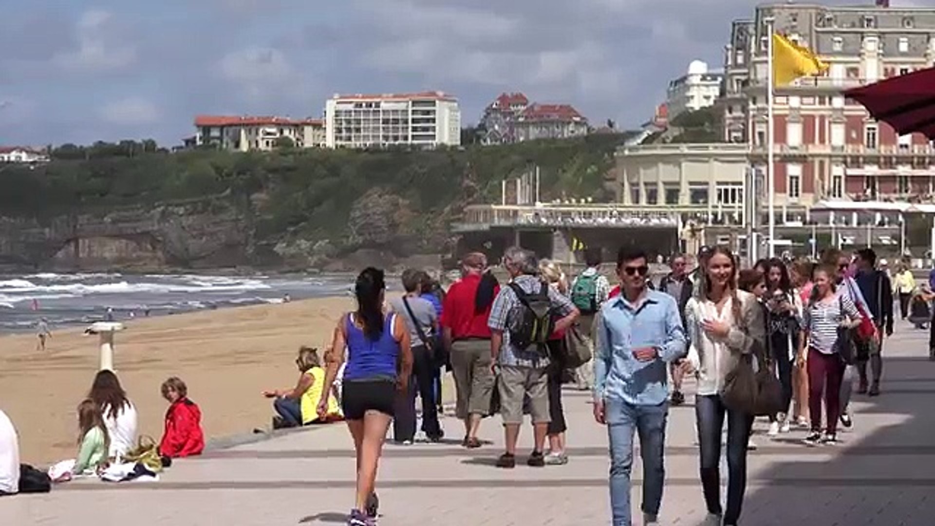 Biarritz in Basque Country in France - Biarritz au Pays Basque tourisme - surfing paradise