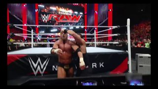 Roman Reigns Takes Revenge Triple H Raw |  March 14, 2016
