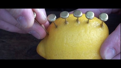 Comment faire du feu avec un citron