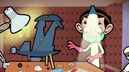 All about aMr. Bean in apartment, in room , in the class, with pet, on the road, in pool,supermarket,  and so on