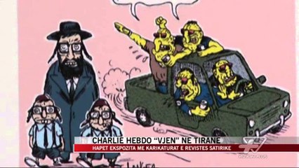 Charlie Hebdo “vjen” në Tiranë - News, Lajme - Vizion Plus